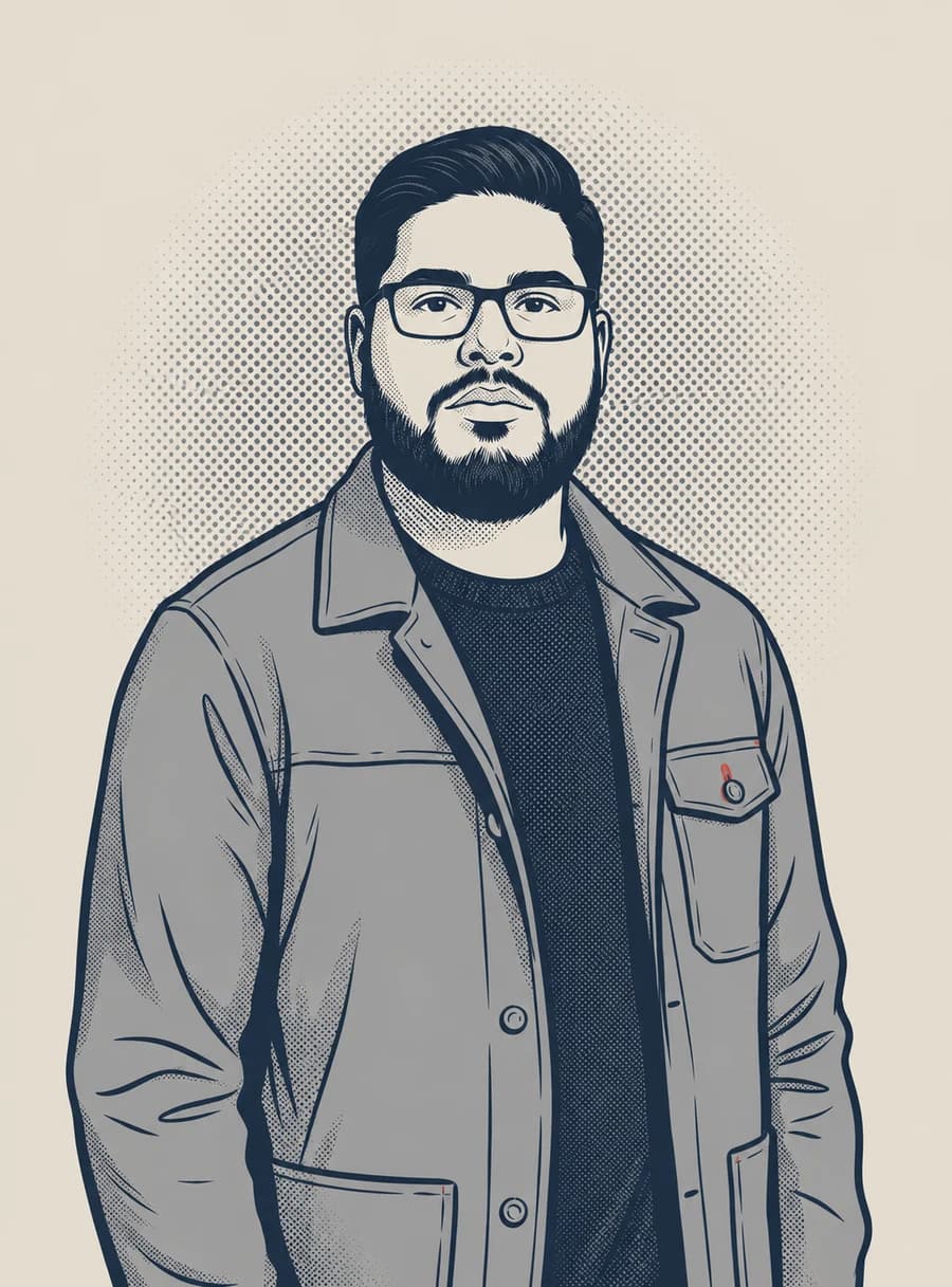 Retrato de Erick Vallenas, dirección de tecnología